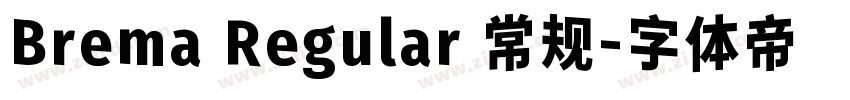 Brema Regular 常规字体转换